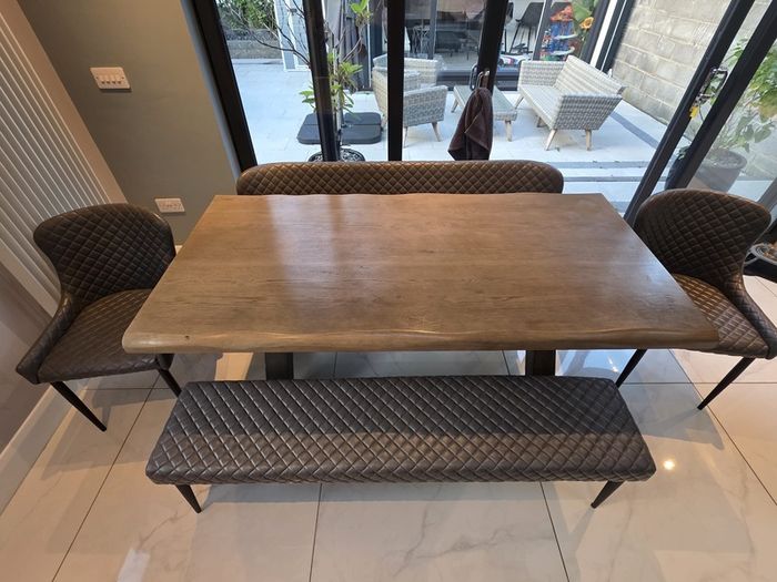 dining table, chairs & benches
