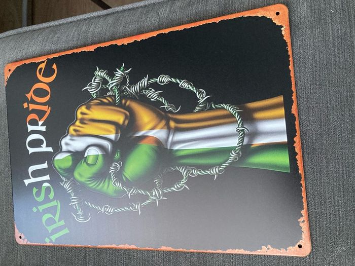 Irish Patriotic Collectables Vintage Style    Metal Plaques 1916  Proclamation + Irish Patriotic Signs