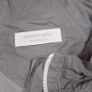 Annette Gortz Grey High Neck Asymmetric Zip Lightweight Hooded Utility Windbreaker Jacket 12-16UK/40-44EU Image 3