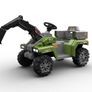 Kids Electric Ride-On Excavator 6V Construction Digger with Lights & Music Image 5