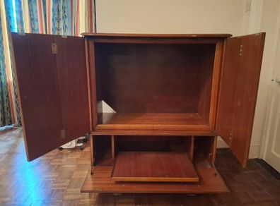 Mahogany TV unit
