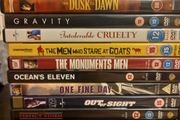 George Clooney Dvd Collection Bundle Gravity Three Kings Ocean's Eleven Out of Sight Etc