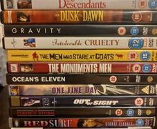 George Clooney Dvd Collection Bundle Gravity Three Kings Ocean's Eleven Out of Sight Etc
