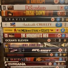 George Clooney Dvd Collection Bundle Gravity Three Kings Ocean's Eleven Out of Sight Etc
