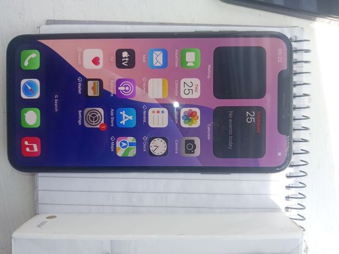 iphone xs max and smart watch