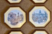 Six Robert D. Beattie historic prints of Dublin City