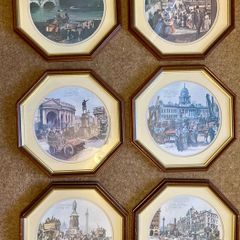 Six Robert D. Beattie historic prints of Dublin City