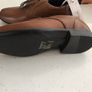 Boys brown leather shoes size 1 - New Image 3