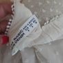 Zara cream dobby top uk10 Image 8