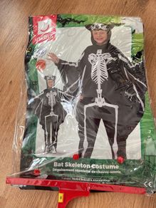 Boys Bat Skeleton costume 4-6 years