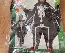 Boys Bat Skeleton costume 4-6 years