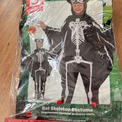 Boys Bat Skeleton costume 4-6 years