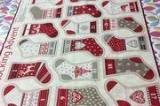 Advent Calendar Bunting fabric panel