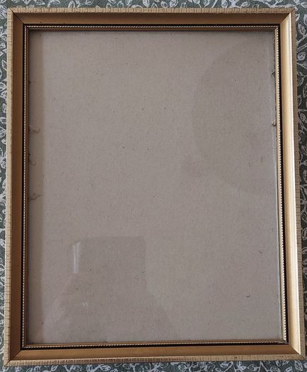 Gold coloured frame