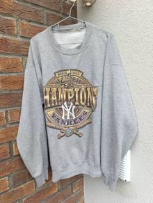 Vintage 1998 New York Yankees Baseball Crew Sweater Mens Large L
