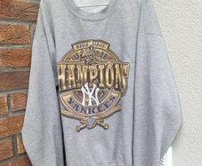 Vintage 1998 New York Yankees Baseball Crew Sweater Mens Large L
