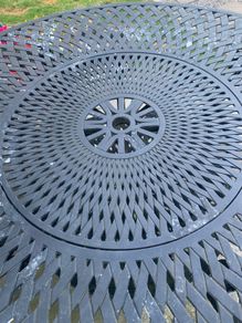 Cast iron garden furniture