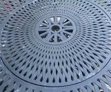 Cast iron garden furniture