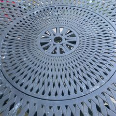 Cast iron garden furniture