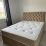 Double Bed And Mattress With Headboard Image 4