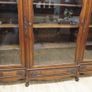 Antique French Carved Oak Library Bookcase / Display Cabinet Image 4