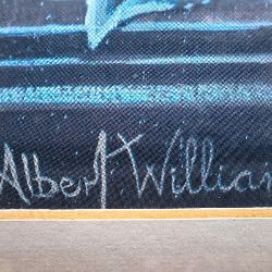 Vintage Albert Williams Framed Floral Print Cottagecore / Grandmillennial Style