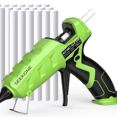 Hot Glue Gun Dual Power - 60/100W Large Size with Power Off Switch High Temp Heavy Duty Melt Glue Gun Rapid Preheating with 30pcs Glue Sticks(11x150mm) for DIY Arts Craft Home Repairs Wood Glass (FREE POSTAGE)