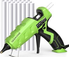 Hot Glue Gun, 60/100W Dual Power High Temp Heating Glue Gun Kit with 20pcs Glue Sticks, No Drip and Leakage Design, Electric Glue Gun for DIY, Arts, Crafts, Quick Home Repairs, Sealing (FREE POATAGE)