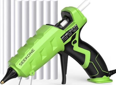 Hot Glue Gun, 60/100W Dual Power High Temp Heating Glue Gun Kit with 20pcs Glue Sticks, No Drip and Leakage Design, Electric Glue Gun for DIY, Arts, Crafts, Quick Home Repairs, Sealing (FREE POATAGE)