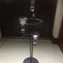 BRAND NEW Cast Iron Candle holder with 3 glass holders Image 3