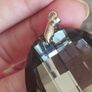 Pendant made of smoky quartz and 925 silver. Image 7