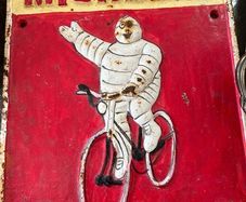 Michelin cast iron sign