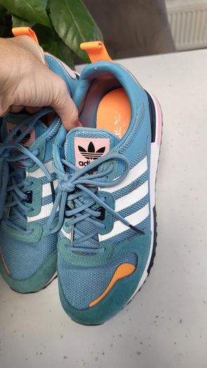 ADIDAS Women's  ZX700 blue mix trainers Sz 8 UK - RRP 149