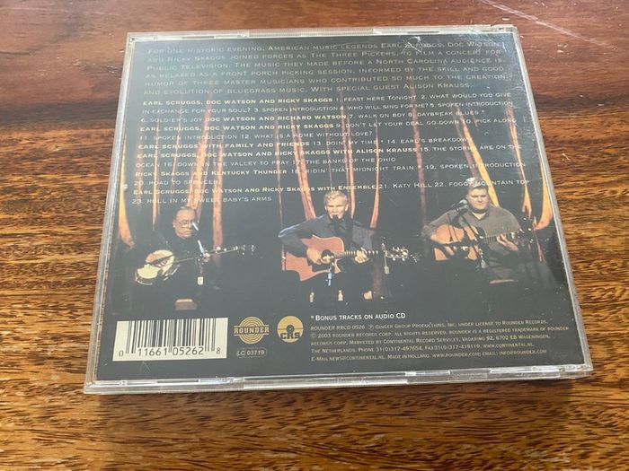 Three Pickers CD Earl Scruggs, Doc Watson, Ricky Skaggs