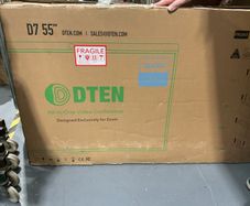 DTEN D7 55 inch interactive screen