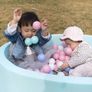 100pcs 5.5cm Ball Pit Balls Crush Proof Plastic Balls Children's Toy Balls No Sharp Edges, Non Toxic, Phthalate & BPA Free Play Balls Ocean Balls White & Pink Image 7