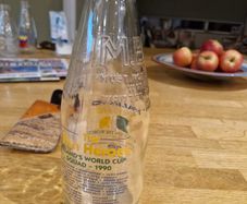 Italia 90  Souvenir Milk Bottle