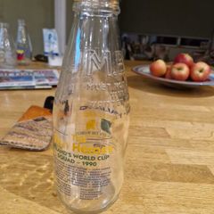 Italia 90  Souvenir Milk Bottle