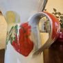 Vintage Dartington Pottery "Poppy" pattern jug and bowl set designed by Janice Tchalenko Image 6
