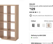 KALLAX shelving units