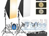 85W Dimmable LED Softbox Diffuser Stand Kit