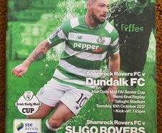2017 Shamrock Rovers v Sligo Rovers - SSE Airtricity League v Dundalk FC - FAI Cup Programme
