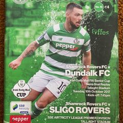 2017 Shamrock Rovers v Sligo Rovers - SSE Airtricity League v Dundalk FC - FAI Cup Programme