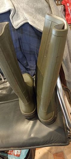 Pair of Green Wellies