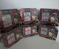 Pokemon Paldean Fates Tera Charizard ex Tin
