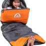 Sleeping Bag 3-4 Seasons (Summer, Spring, Fall, Winter) Warm & Cool Weather - Lightweight,Waterproof Indoor & Outdoor Use for Kids, Teens & Adults for Hiking, Backpacking and Camping Image 3