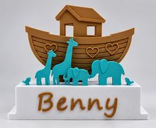 Personalised Noahs Ark Name Plaque