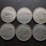 10 Irish Ten pence coins (1969-1980) Image 4