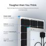 100W Solar Panel 12 Volt High-Efficiency Monocrystalline Module PV Power for Motorhome, Boat, Caravan, Campervan and Off-Grid Applications (FREE POSTAGE) Image 5