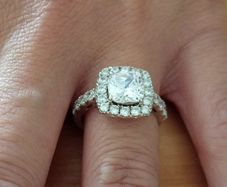 Sterling Silver Ring - Size O - Stamped for Silver (sl55)